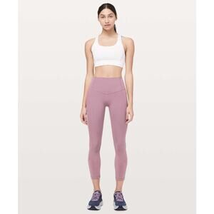 Lululemon All The Right Places Crop II *23" Size 4 Purple